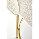 Стул барный HALMAR H116 кремовый/золотой